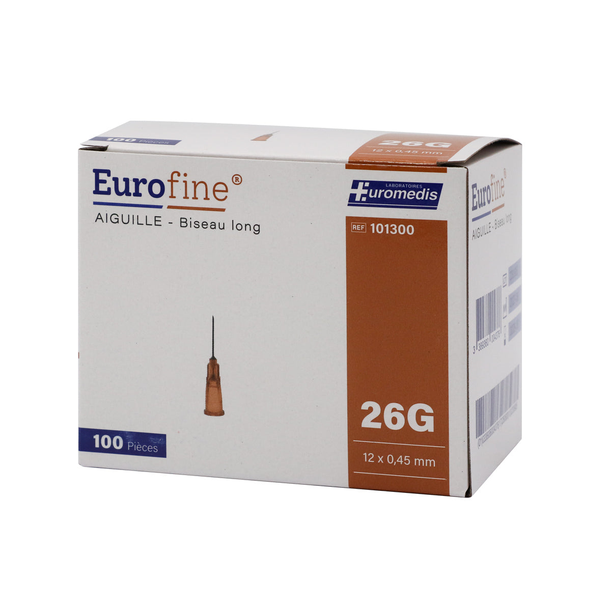 Aiguille hypodermique stérile EUROFINE