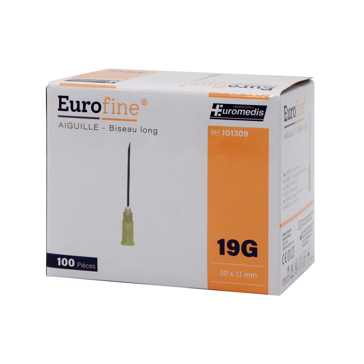 Aiguille hypodermique stérile EUROFINE