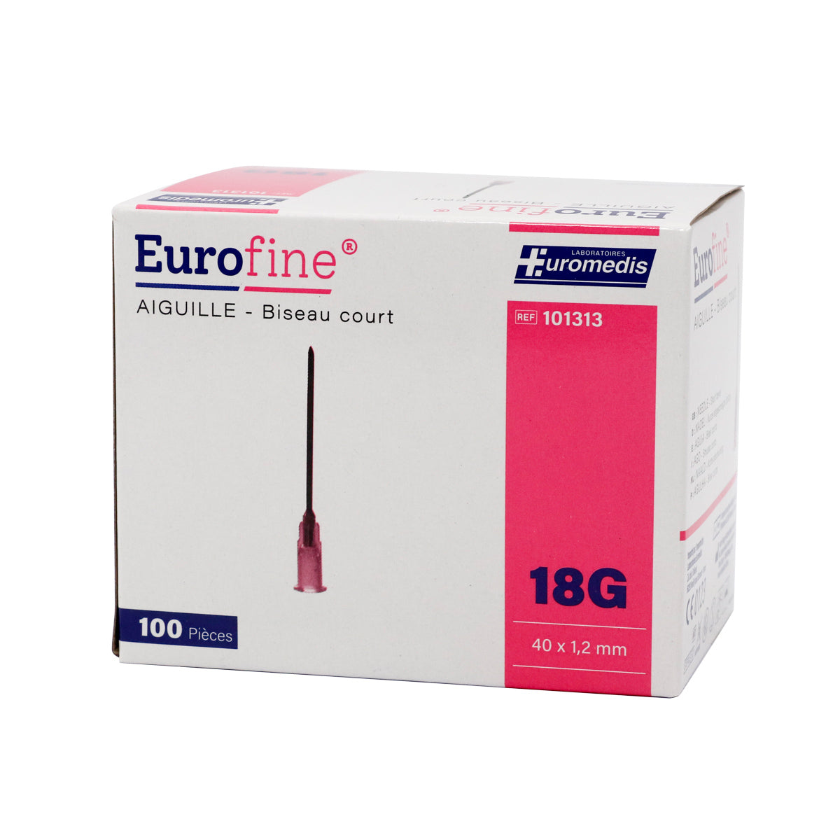 Aiguille hypodermique stérile EUROFINE