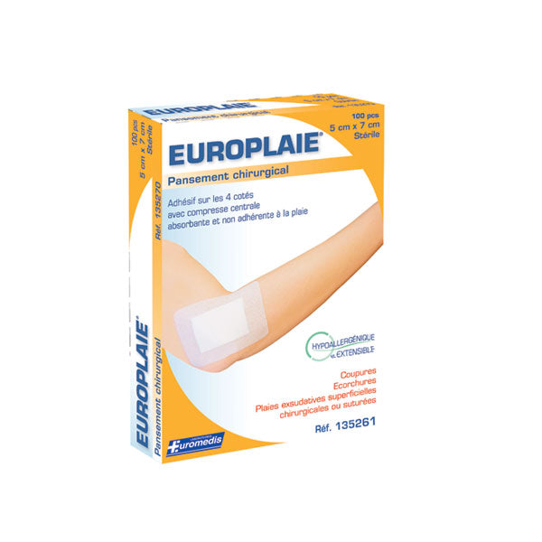 Pansement adhésif stérile Europlaie