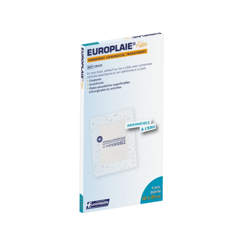 Pansement transparent stérile Europlaie Film