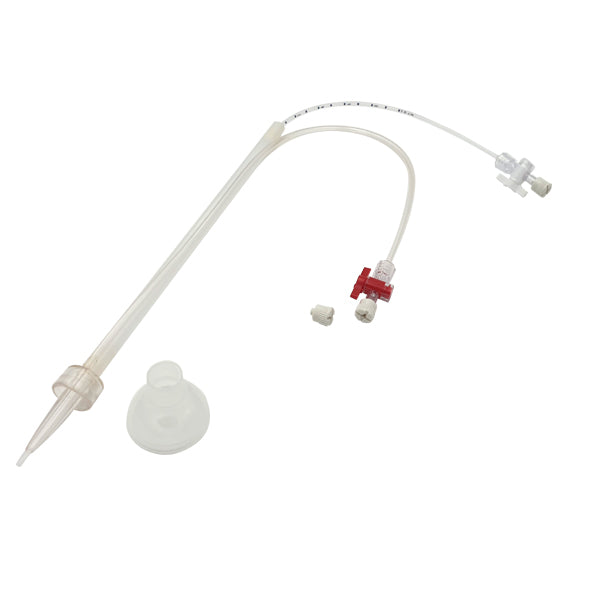 Cathéter hystérosalpingographie et hystérographie rigide avec cupule 35mm