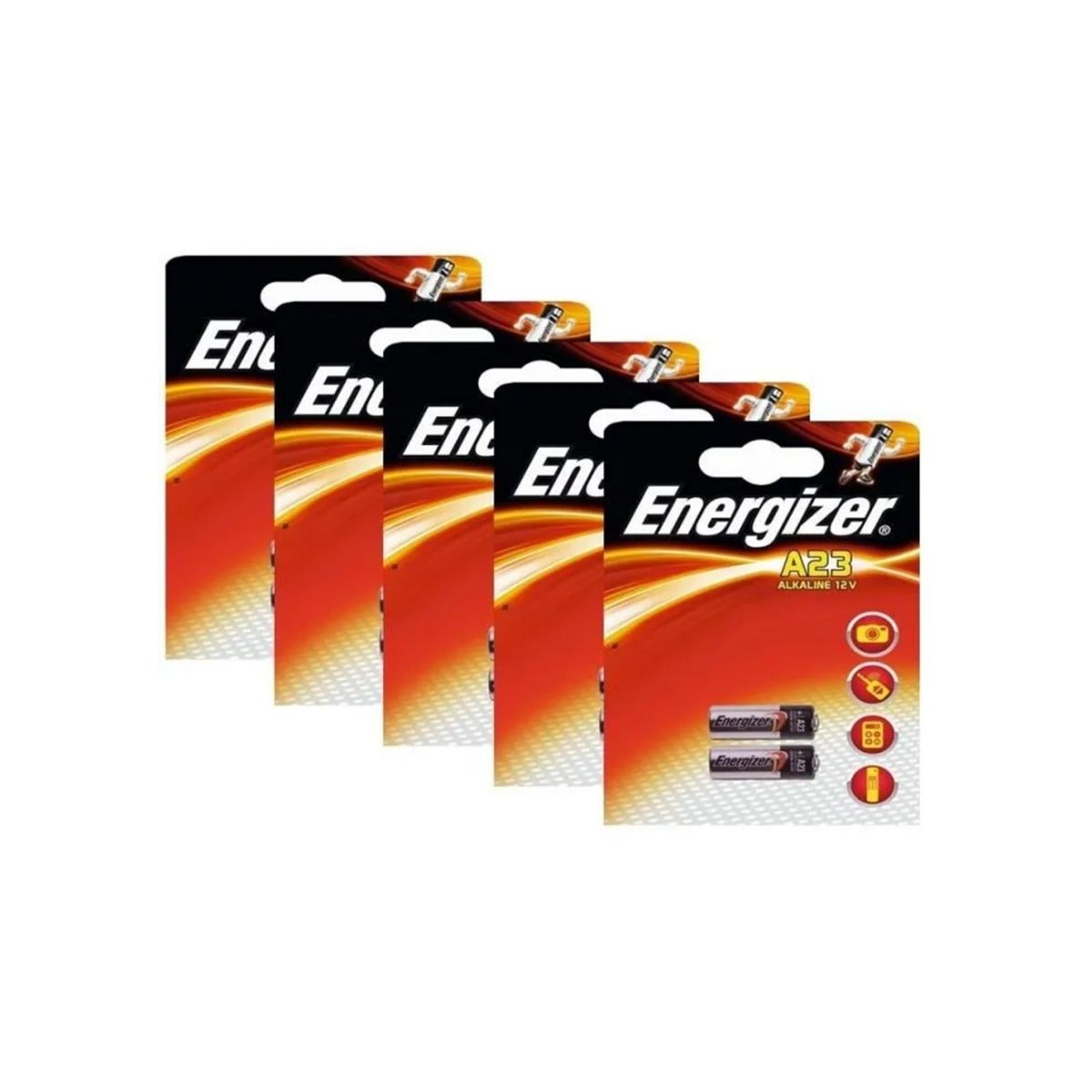 Lots de blisters de piles 12 V Energizer format A23, présentation multipack pour boîte de 10.
