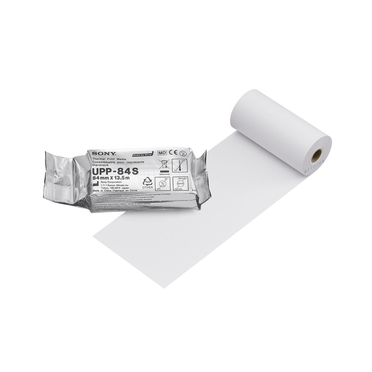 SONY UPP-84S pour imprimante UP-D711MD, finition mate standard, impression noir et blanc.