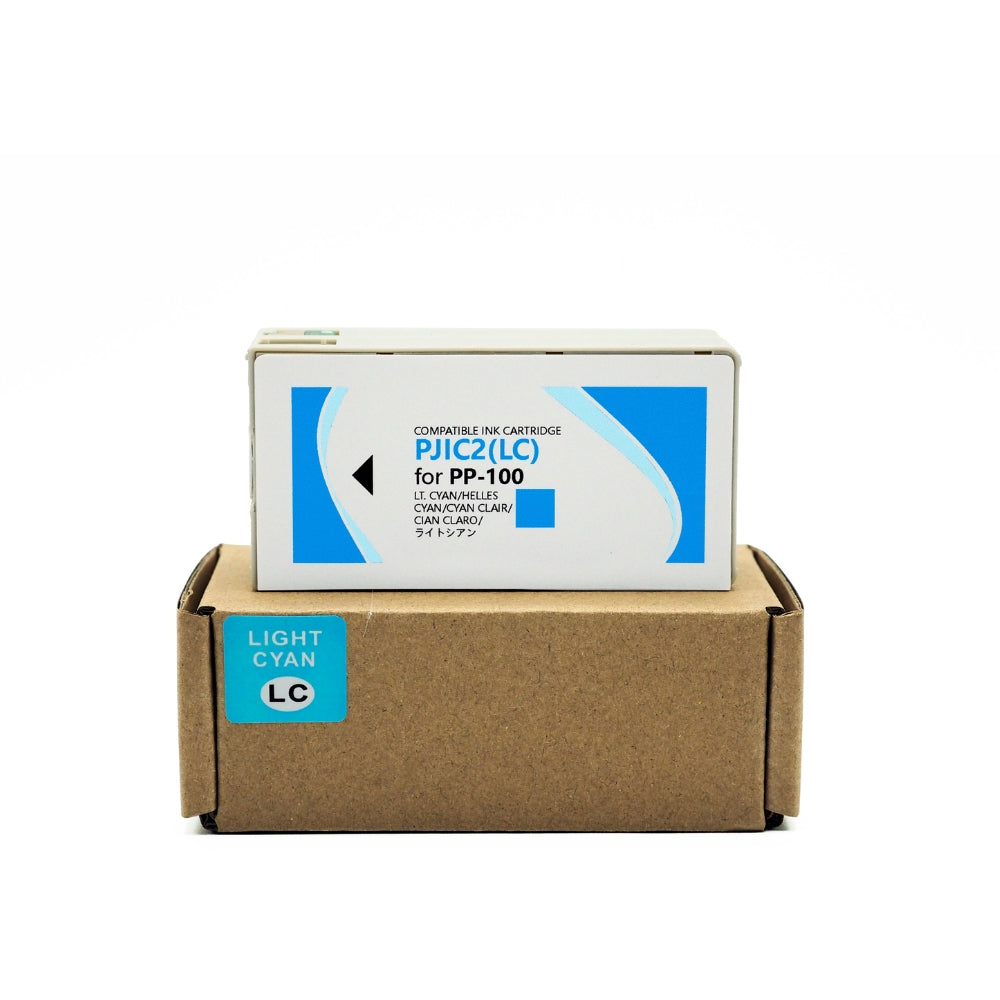 Cartouche d'encre compatible PP100 Cyan Clair PJIC2(LC)