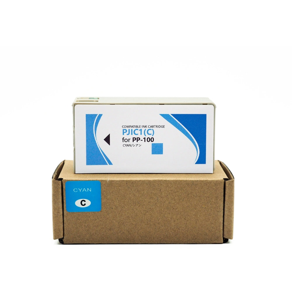 Cartouche d'encre compatible PP100 Cyan PJIC1(C)