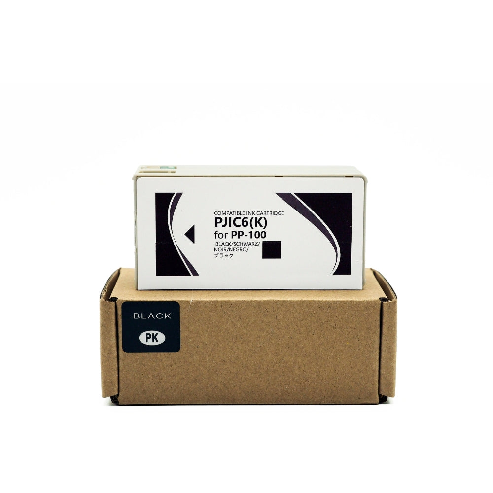 Cartouche d'encre compatible PP100 Noire PJIC6(K)