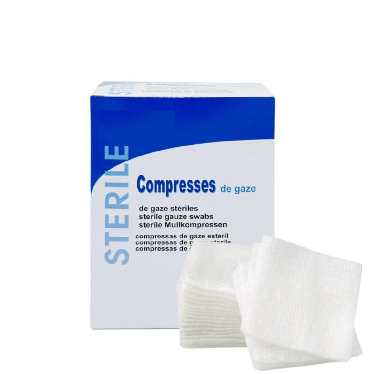 Compresses de gaze 8 plis stériles
