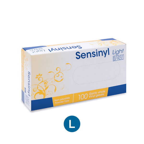 Gants d’examen en vinyle non stériles poudrés ou non poudrés