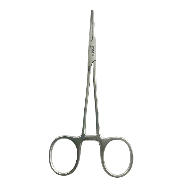 Pince hémostatique de Halstead en acier inoxydable réutilisable - Courbée, sans griffes