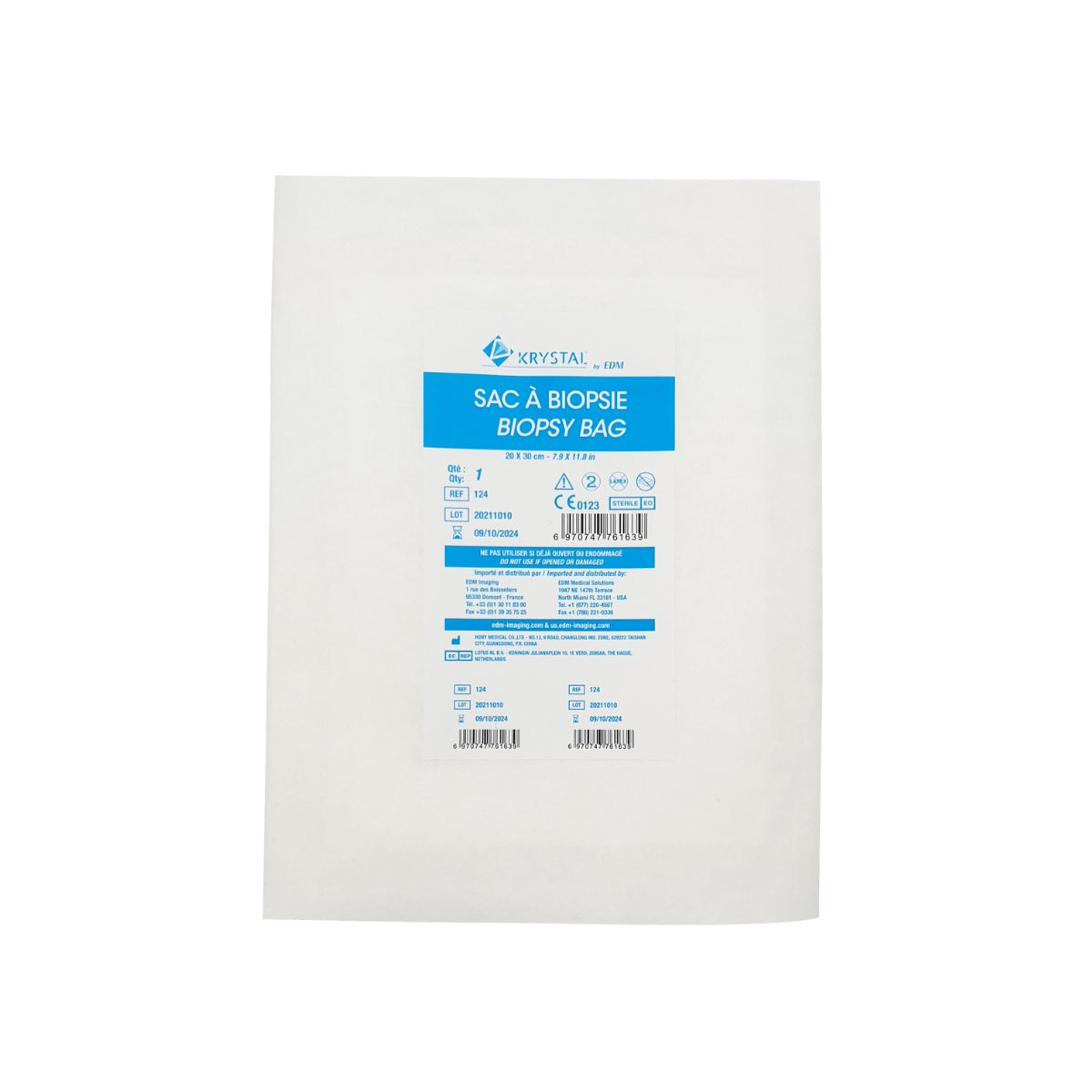 Sac à biopsie Krystal