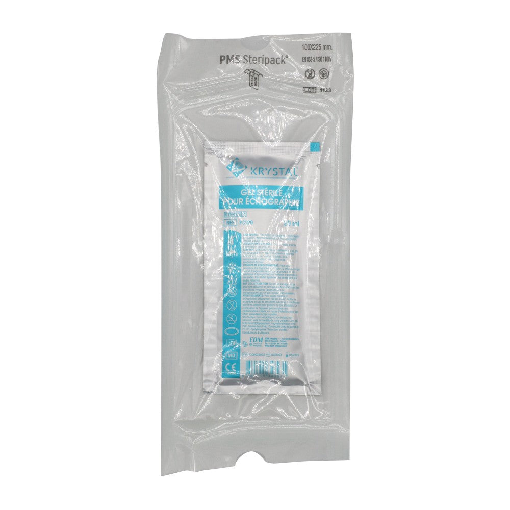 Sachet de gel stérile pour échographie Krystal EDM