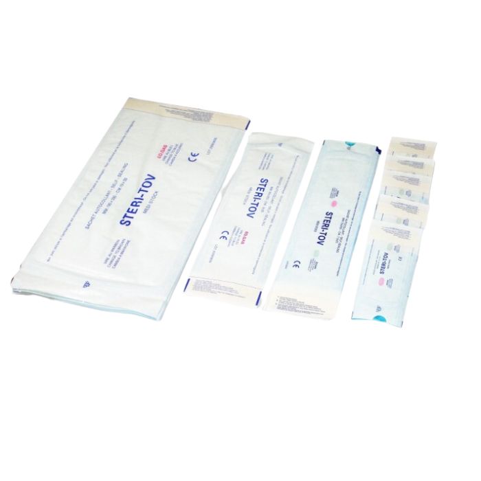 Sachets de stérilisation autocollants de différentes tailles