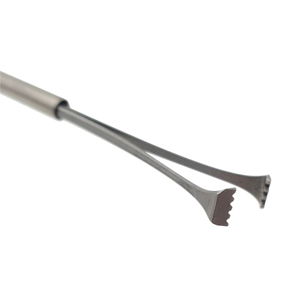 Pince de Therrum réutilisable en acier inoxydable - focus sur l'embout