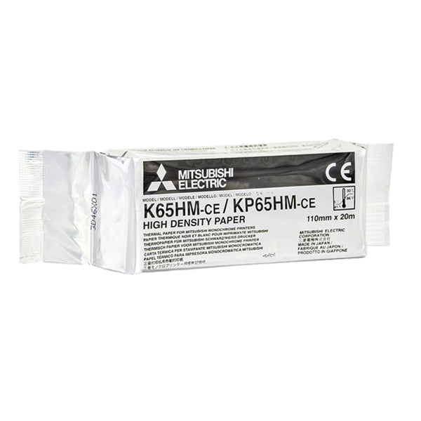 1 rouleau de papier thermique MITSUBSHI KP65HM emballé