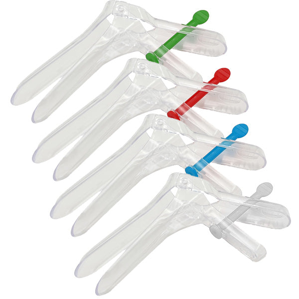 Les 4 tailles du spéculum vaginal de Cusco SOFT TOUCH, du XS au L