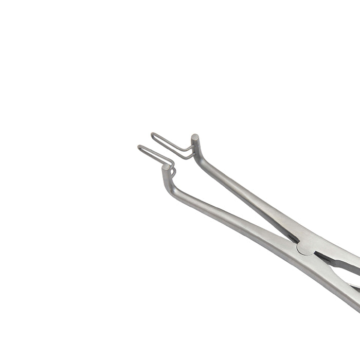 Gros plan sur l’extrémité des valves (tip) du spéculum endocervical de Kogan