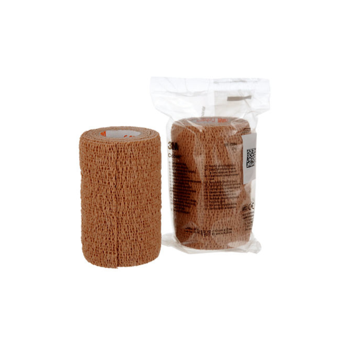 Bande de contention cohésive élastique 3M Coheban, coloris chair, rouleau (7 cm × 3 m ou 10 cm × 3,5 m)