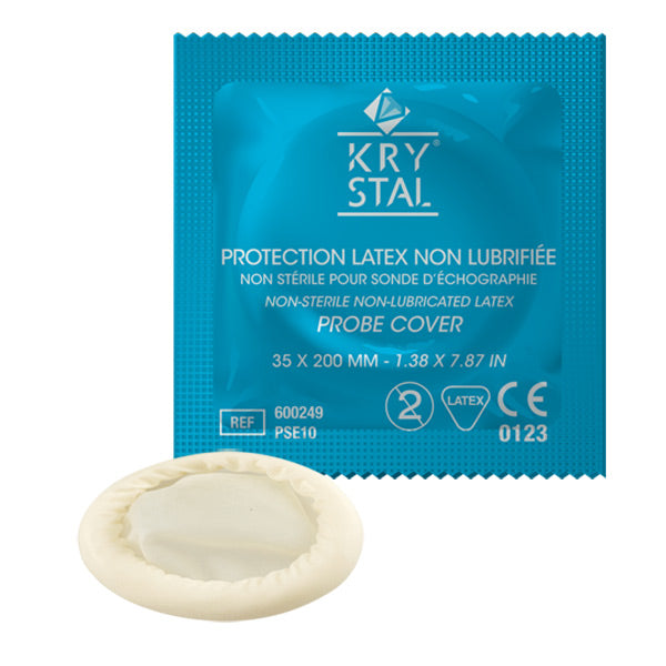 Protège-sonde endocavitaire en latex à usage unique, boîte de 144