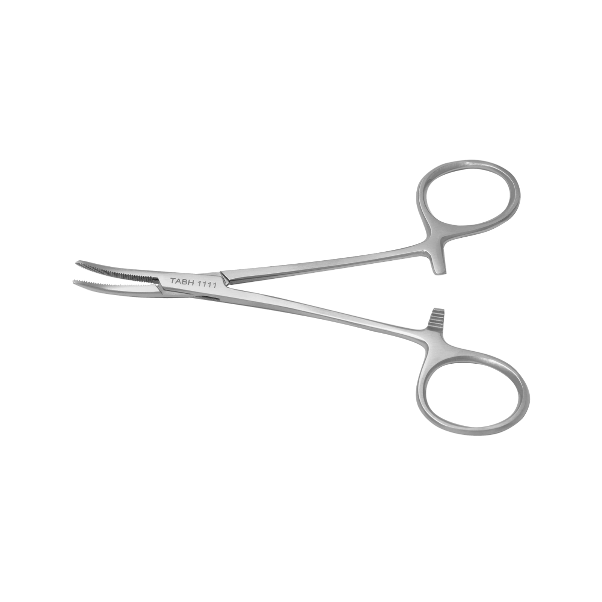 Pince de Halstead Mosquito courbe en métal stérile à usage unique