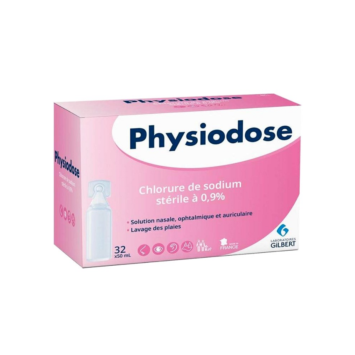 Boîte de sérum physiologique végétal en unidoses stériles 5 mL (40 doses)