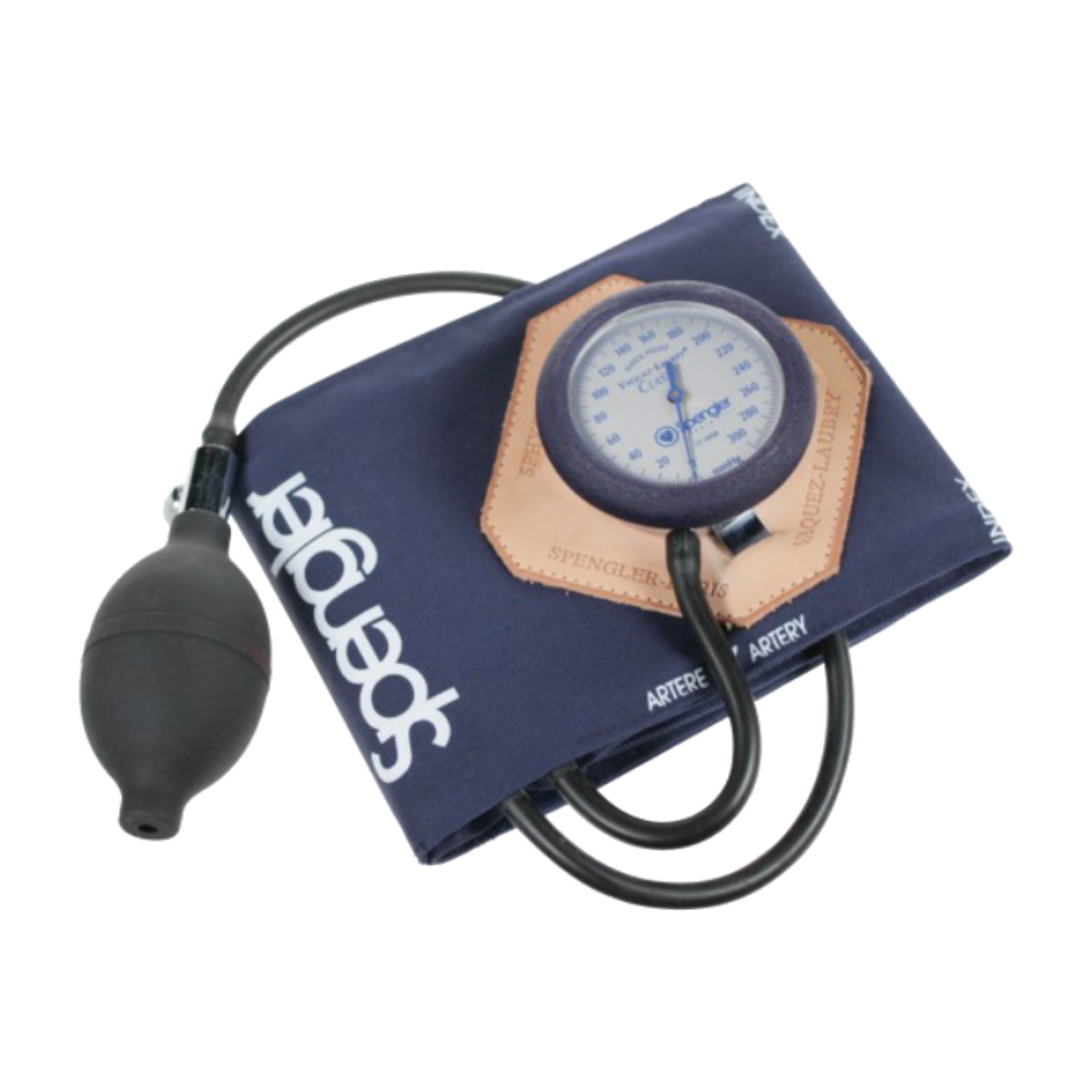 Tensiomètre mécanique Vaquez Laubry Classic adulte – manobrassard complet avec poire et double tubulure.