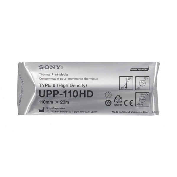 1 rouleau de papier thermique Sony UPP-110HD