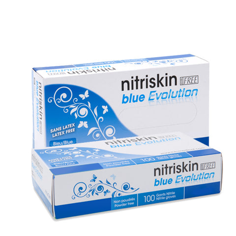 Gants d'examen nitriles non poudrés