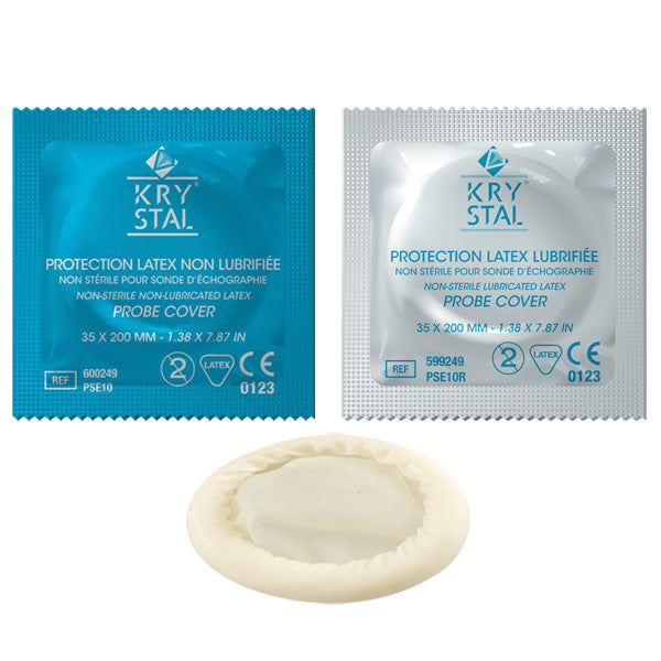 Protection de sonde endocavitaire en latex Krystal Cover